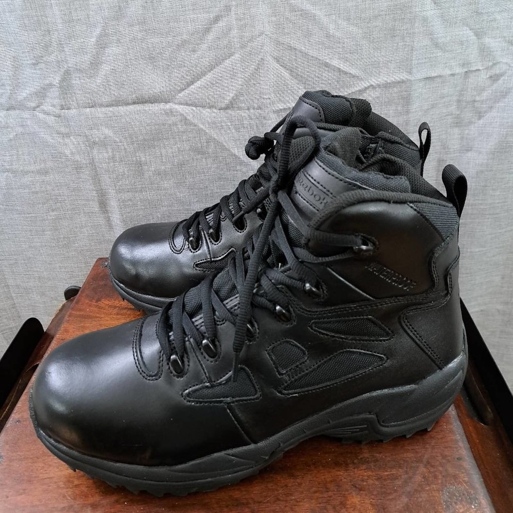 %Sz 13 Reebok Tactical Military 6" Stealth Boots Men / D8